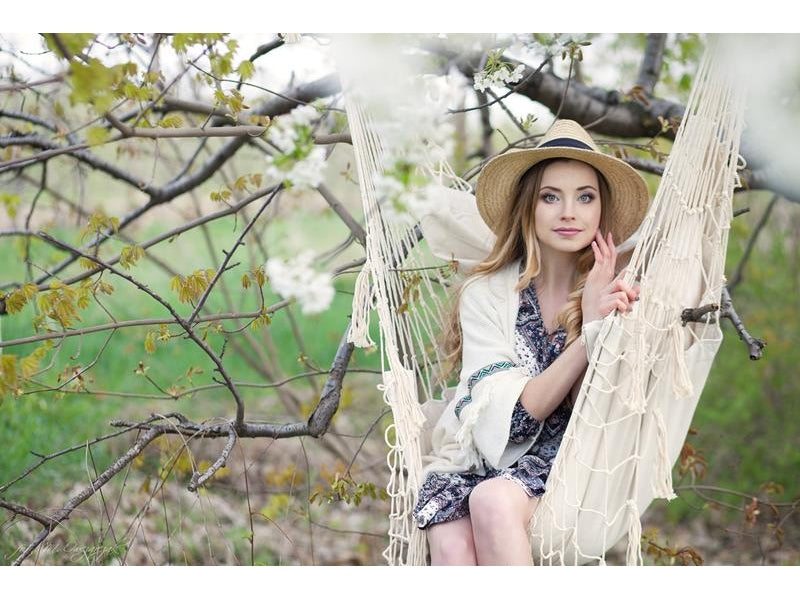Rope hammock chair