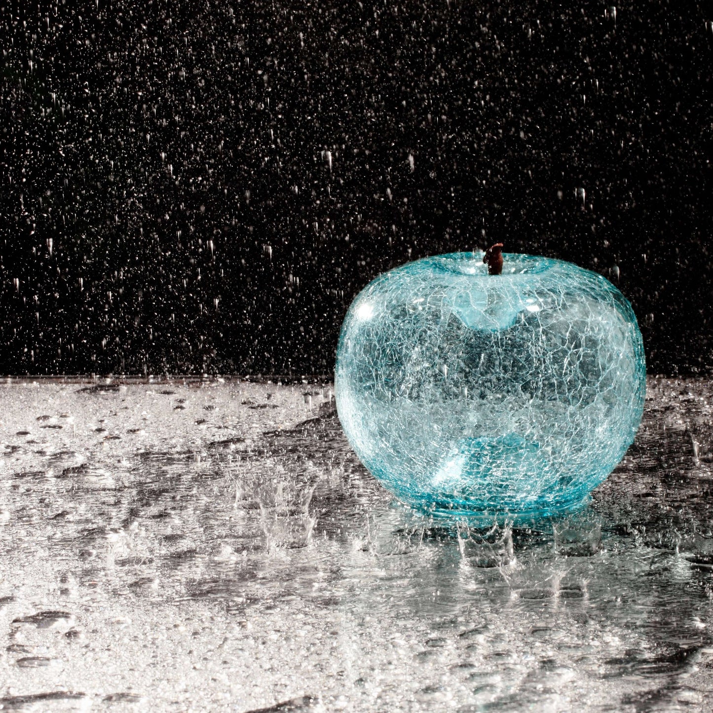 Glasskulptur "Transparences" av Lisa Pappon