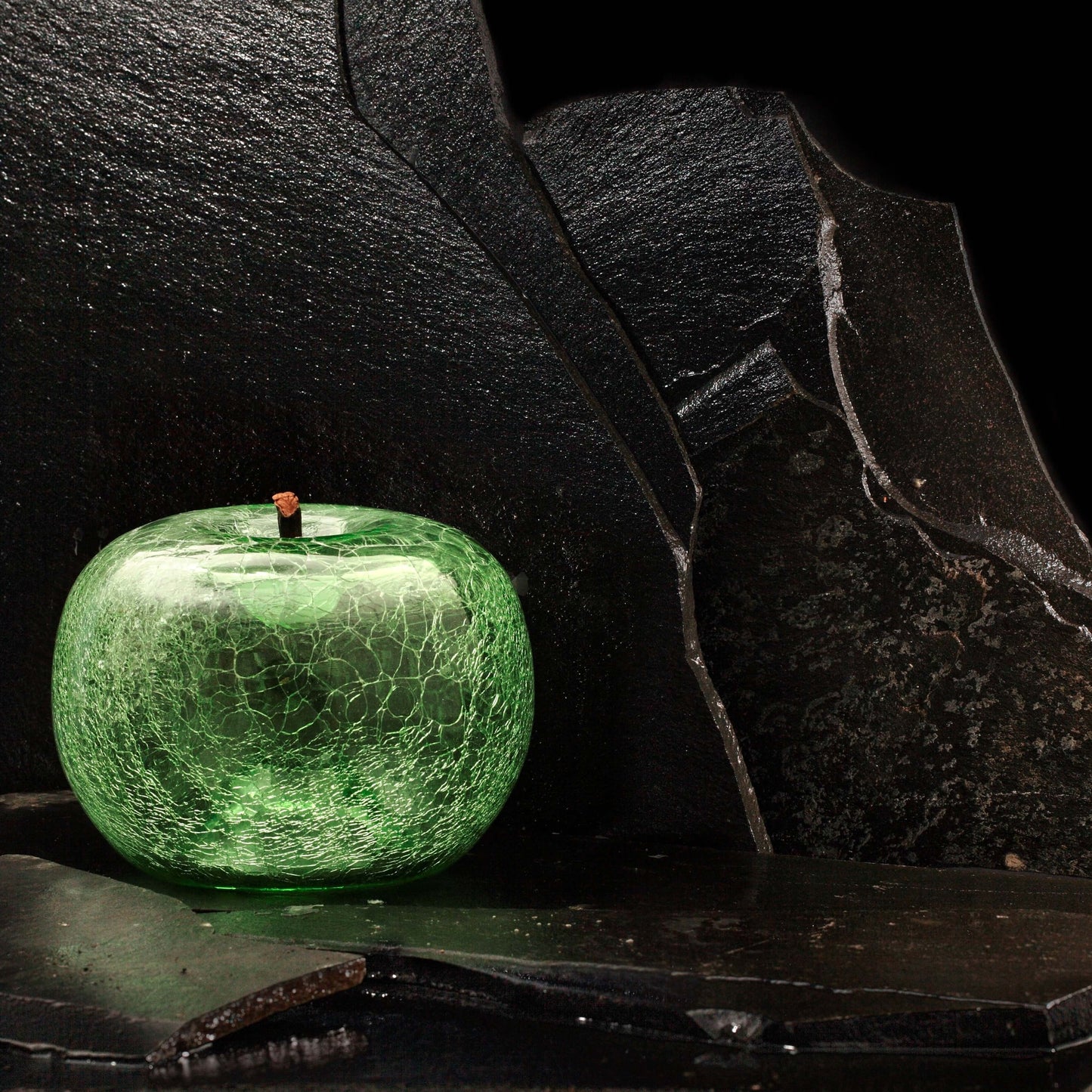 Glasskulptur "Transparences" av Lisa Pappon