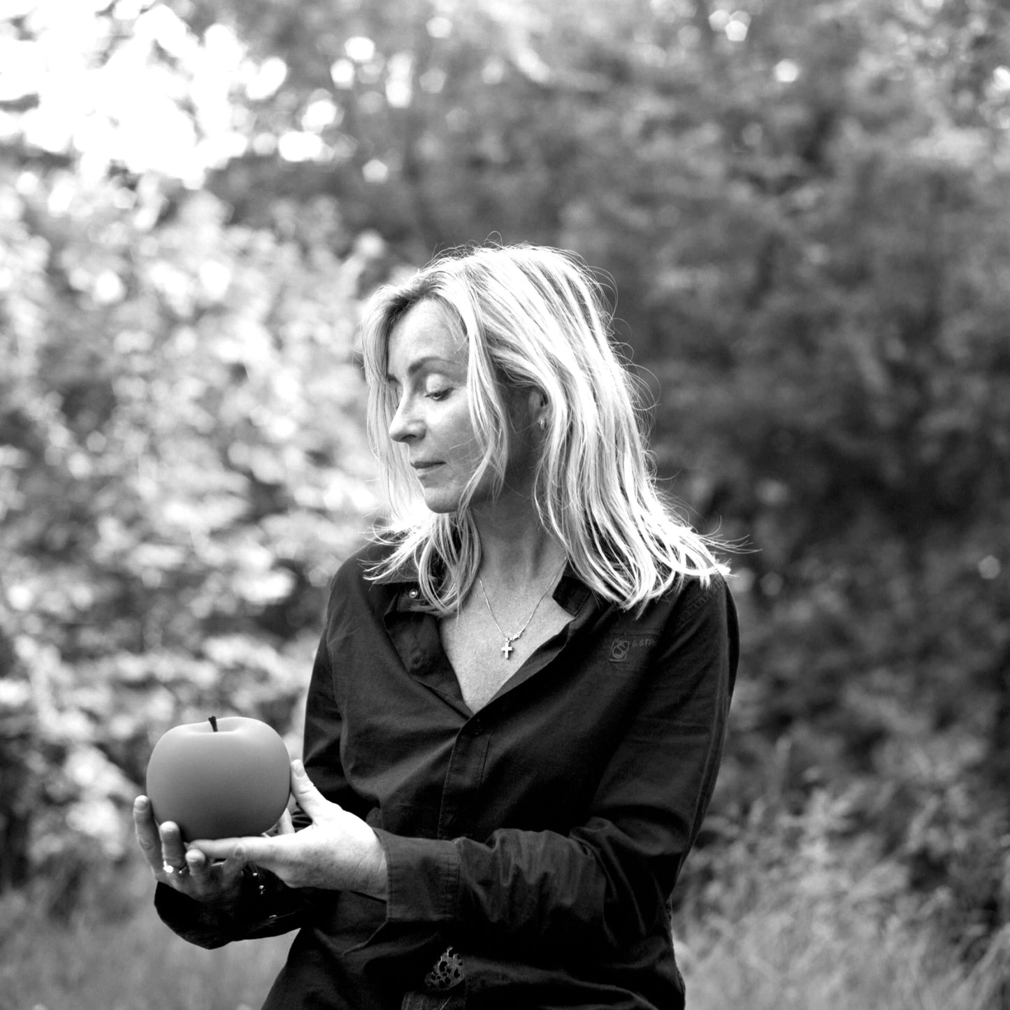 Bronseskulptur Eple av Lisa Pappon